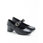 Escarpins dessus cuir cerf, 1 bride  scratch