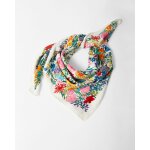 Foulard carr� fleuri