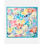 Foulard fleuri effet satin�