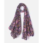 Foulard imprimé à fleurs sergé Foulard imprimé à fleurs sergé