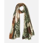 Foulard motif grandes fleurs