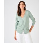 Gilet boutonn� manches longues