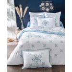 Housse de couette fleurs bleues