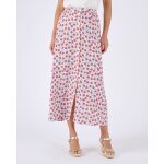 Jupe boutonn�e imprim� tulipes