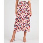 Jupe boutonne pure viscose