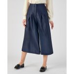 Jupe - culotte bleu marine en crpe