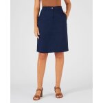Jupe droite gabardine