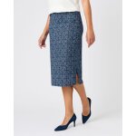 Jupe maille cr�pe � fentes