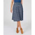 Jupe maille crpe stretch