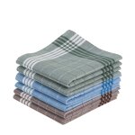 Lot de 12 mouchoirs homme