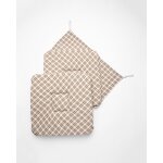 Lot de 2 couvre - chaise carreaux