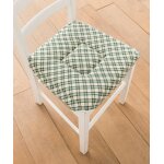 Lot de 2 couvre - chaise carreaux