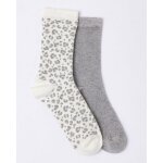 Lot de 2 paire de chaussettes avec cachemire