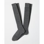 Lot de 2 paires de mi - bas m�lange laine m�rinos c�te derby