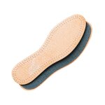Lot de 2 paires de semelles dessus cuir Lot de 2 paires de semelles dessus cuir