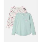 Lot de 2 pyjamas maille jersey pur coton peign�