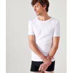 Lot de 2 t - shirts col rond, manches courtes, essential pur coton peign�