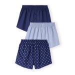 Lot de 3 caleons ouverts pur coton