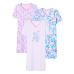 Lot de 3 chemises de nuit, 2 longueurs Lot de 3 chemises de nuit, 2 longueurs