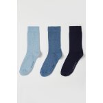 Lot de 3 paires de chaussettes mixtes en coton biologique majoritaire