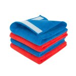 Lot de 4 serpillres en microfibre avec patte autoagrippante