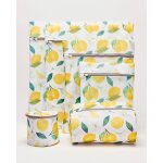 Lot de 6 filets � linge motif citrons