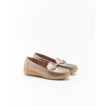 Mocassins amortyl dessus crote de cuir grain