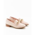 Mocassins aspect nubuck avec boucle