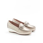 Mocassins compenss, dtails iriss