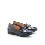Mocassins vernis aspect python