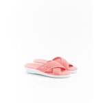 Mules ouvertes en tissu ponge