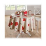 Nappe en toile cirée coquelicot Nappe en toile cirée coquelicot