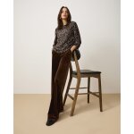 Pantalon enfilable velours brillant