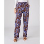 Pantalon fluide en maille crpe imprim