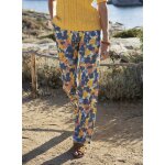 Pantalon imprim maille ctele
