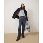 Pantalon large enfilable maille jacquard
