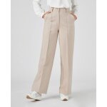 Pantalon large maille merise
