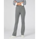 Pantalon large maille jacquard