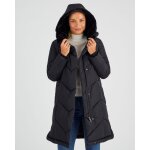 Parka longue, large col, double thermolactyl