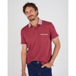 Polo manches courtes en maille relief�e