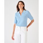 Pull col polo maille gaufr�e
