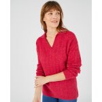 Pull col polo mlange alpaga