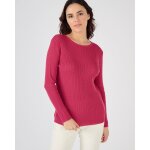 Pull col rond 50% laine m�rinos, uni et ray�