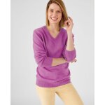 Pull col  v  maille jersey