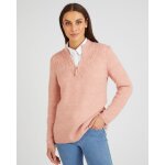 Pull col zippé mélange alpaga Pull col zippé mélange alpaga