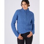 Pull col zippé mélange alpaga Pull col zippé mélange alpaga