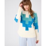Pull graphique maille bouclette Pull graphique maille bouclette
