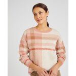 Pull jacquard carreaux