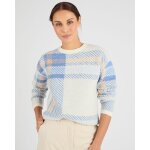 Pull jacquard à carreaux thermolactyl Pull jacquard à carreaux thermolactyl
