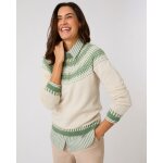 Pull jacquard et fils brillants thermolactyl